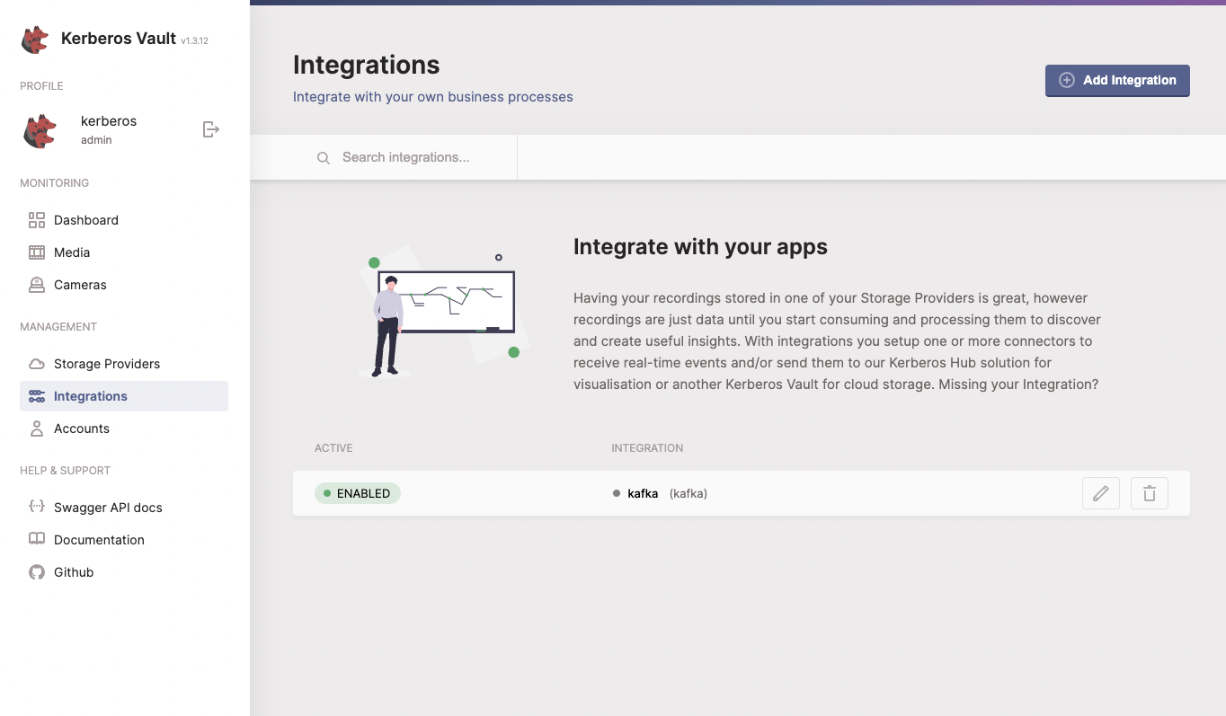 Integrate Kerberos Vault with Kerberos Hub